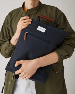 Sandqvist Tony Navy With Cognac Brown Leather -Nordic Style Deals Store 1054 9af9f739c2 tony navy sqa 726 original