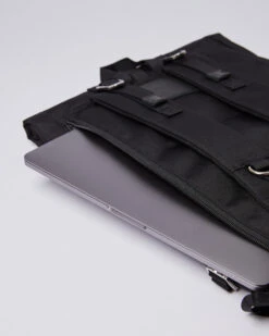 Sandqvist Bernt Black With Black Leather -Nordic Style Deals Store 1592 ce17f367a6 bernt black sqa1039 05 original