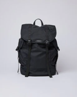 Sandqvist Charlie Black With Black Leather