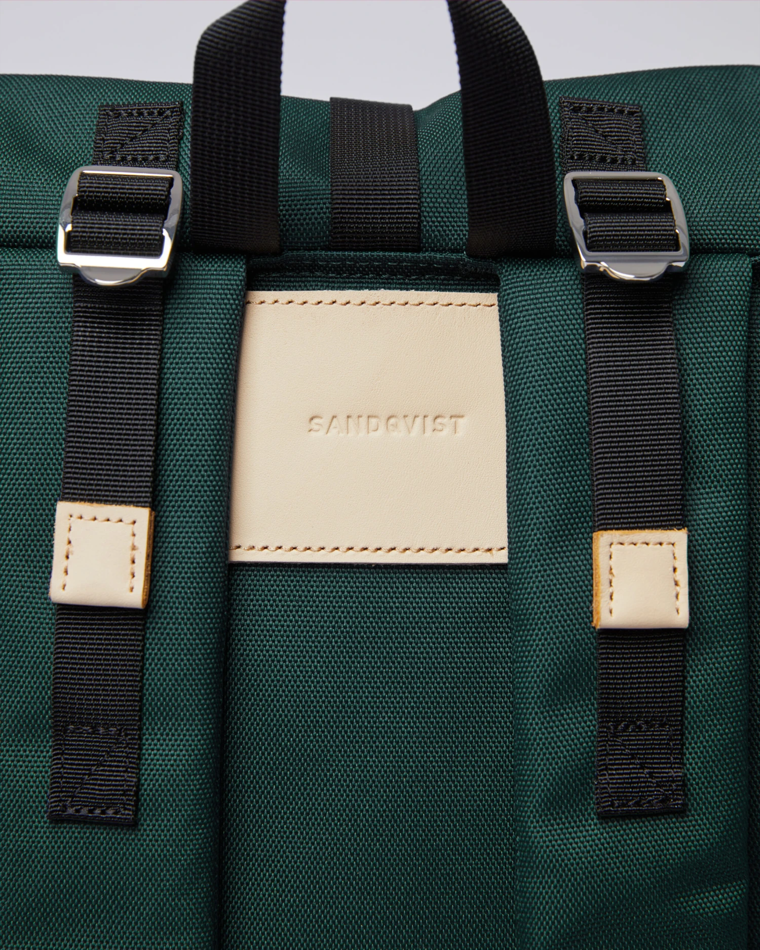 Sandqvist Bernt Dark Green With Natural Leather 4 Sandqvist Bernt Dark Green With Natural Leather - Image 4