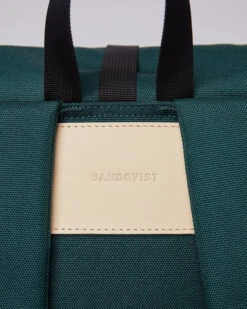 Sandqvist Ilon Dark Green With Natural Leather -Nordic Style Deals Store 2925 9cd7bc87bf ilon darkgreen sqa1563 04 original