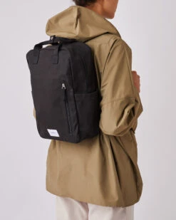 Sandqvist Knut Black With Black Webbing -Nordic Style Deals Store 3359 915fb9d1d4 knut black sqa1814 01 original