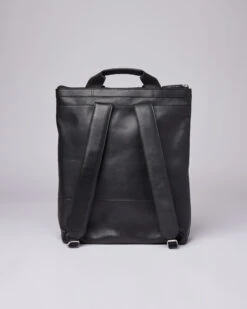 Sandqvist Beenie Leather Black Black -Nordic Style Deals Store 3575 7d01ed62d6 beenie leather black sqa4846 03 original