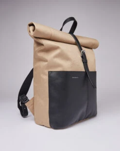 Sandqvist Antonia Twill Beige With Black Leather -Nordic Style Deals Store 3765 00a1ec101d antonia twill beige sqa2028 04 original