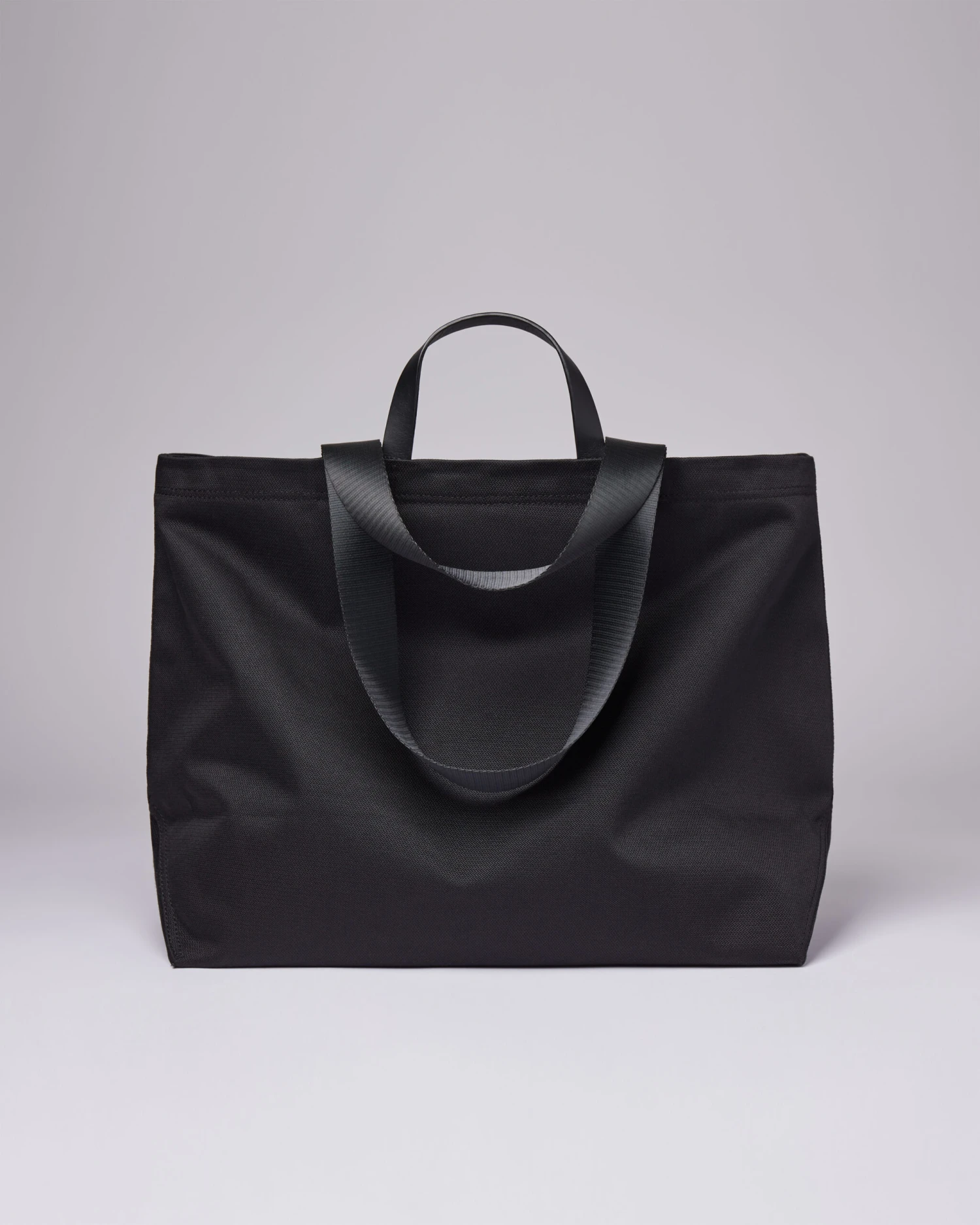 Sandqvist Agnes Black With Black Leather 3 Sandqvist Agnes Black With Black Leather - Image 3