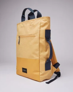 Sandqvist Tony Vegan Yellow Leaf With Navy Webbing -Nordic Style Deals Store 3787 3008ee218c tony vegan yellowleaf sqa2001 04 original