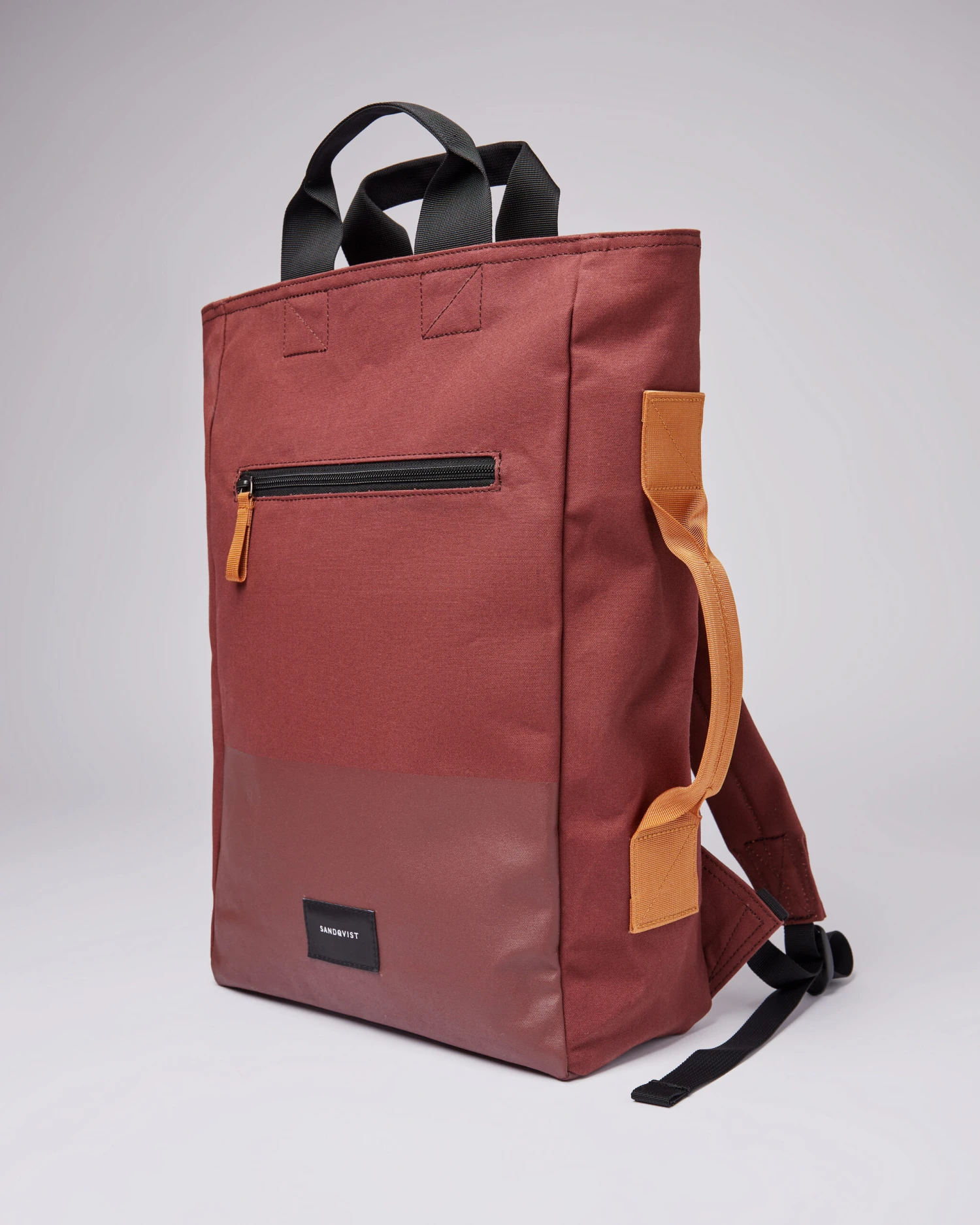 Sandqvist Tony Vegan Autumn Leaf With Orange Webbing 3 Sandqvist Tony Vegan Autumn Leaf With Orange Webbing - Image 3