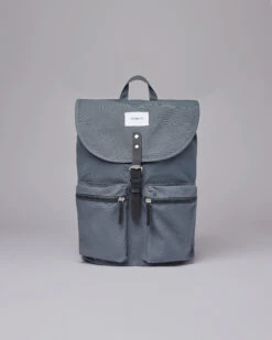 Sandqvist Roald Dark Slate With Black Leather