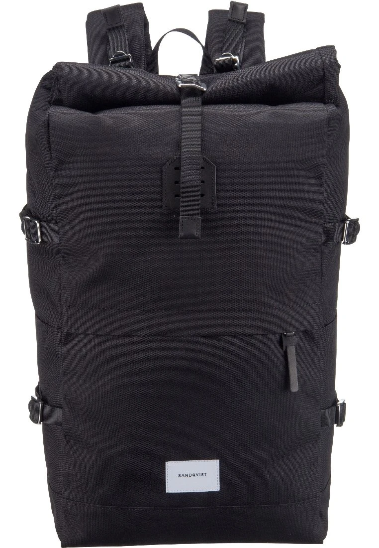 Sandqvist Bernt Roll Top- Rucksack - Black 2 Sandqvist Bernt Roll Top- Rucksack - Black - Image 2