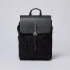 Sandqvist Alva Black With Black Leather