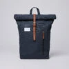 Sandqvist Dante Navy With Cognac Brown Leather