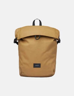 SandqvistAlfred Polycotton Rolltop Backpack - Bronze/Black