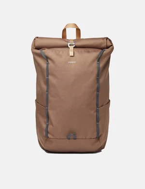 SandqvistArvid Rolltop Backpack Recycled Poly - Brown 1 SandqvistArvid Rolltop Backpack Recycled Poly - Brown