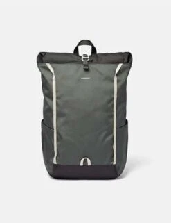 SandqvistArvid Recycled Poly Rolltop Backpack - Military Olive Green