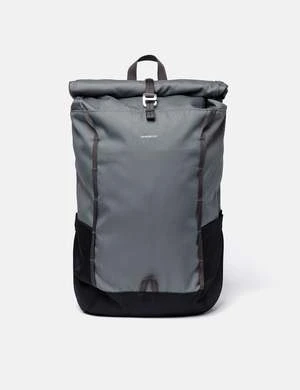 SandqvistArvid Recycled Poly Rolltop Backpack - Multi Dark Grey 1 SandqvistArvid Recycled Poly Rolltop Backpack - Multi Dark Grey