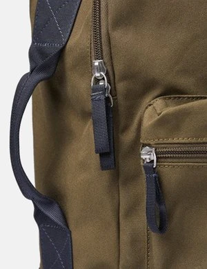 SandqvistAugust Backpack - Olive Green/Navy Blue 2 SandqvistAugust Backpack - Olive Green/Navy Blue - Image 2