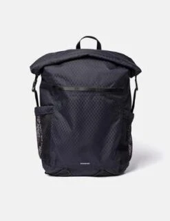 SandqvistNils Recycled Rolltop Backpack - Black