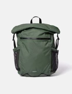 SandqvistNils Recycled Rolltop Backpack - Dawn Green