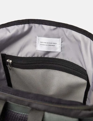 SandqvistSune Recycled Poly Backpack - Multi Green/Green 6 SandqvistSune Recycled Poly Backpack - Multi Green/Green - Image 6