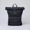 SandqvistSiv Nylon/Leather Backpack - Black
