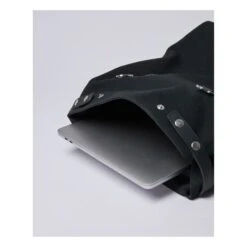 Sandqvist Hege Metal Hook Backpack | Black -Nordic Style Deals Store unnamed file 209