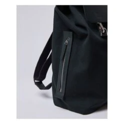 Sandqvist Hege Metal Hook Backpack | Black -Nordic Style Deals Store unnamed file 212