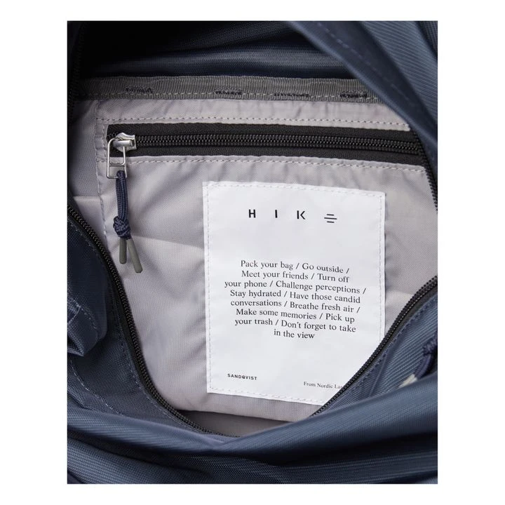 Sandqvist Forest Hike Backpack | Navy Blue 7 Sandqvist Forest Hike Backpack | Navy Blue - Image 7